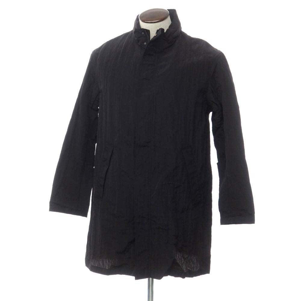 [Used] [Unused] Nano Universe Nylon Stand Collar Coat Black [L] [Condition Rank S] [Men&