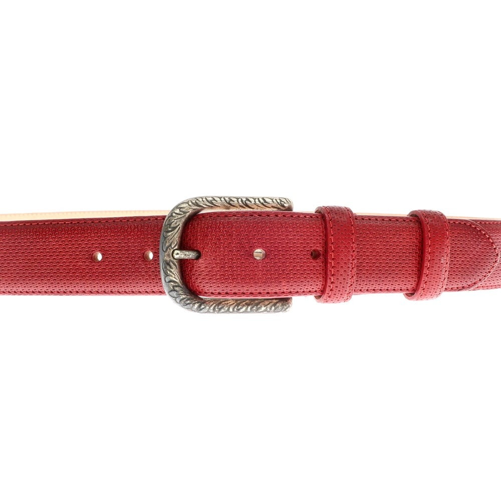 [Used] UCCELLO Leather Belt Red [95/110] [Condition Rank A] [Men&