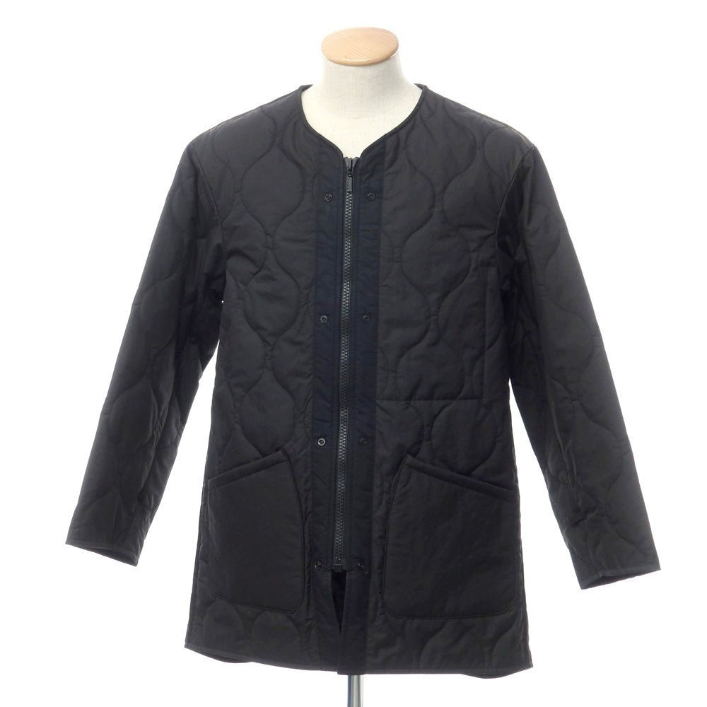 [Used] UNIVERSAL LANGUAGE Quilted Liner Polyester Balmac Coat Black [S] [Condition Rank B] [Men&