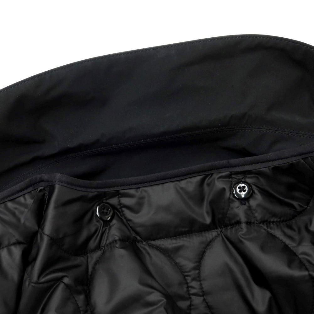 [Used] UNIVERSAL LANGUAGE Quilted Liner Polyester Balmac Coat Black [S] [Condition Rank B] [Men&