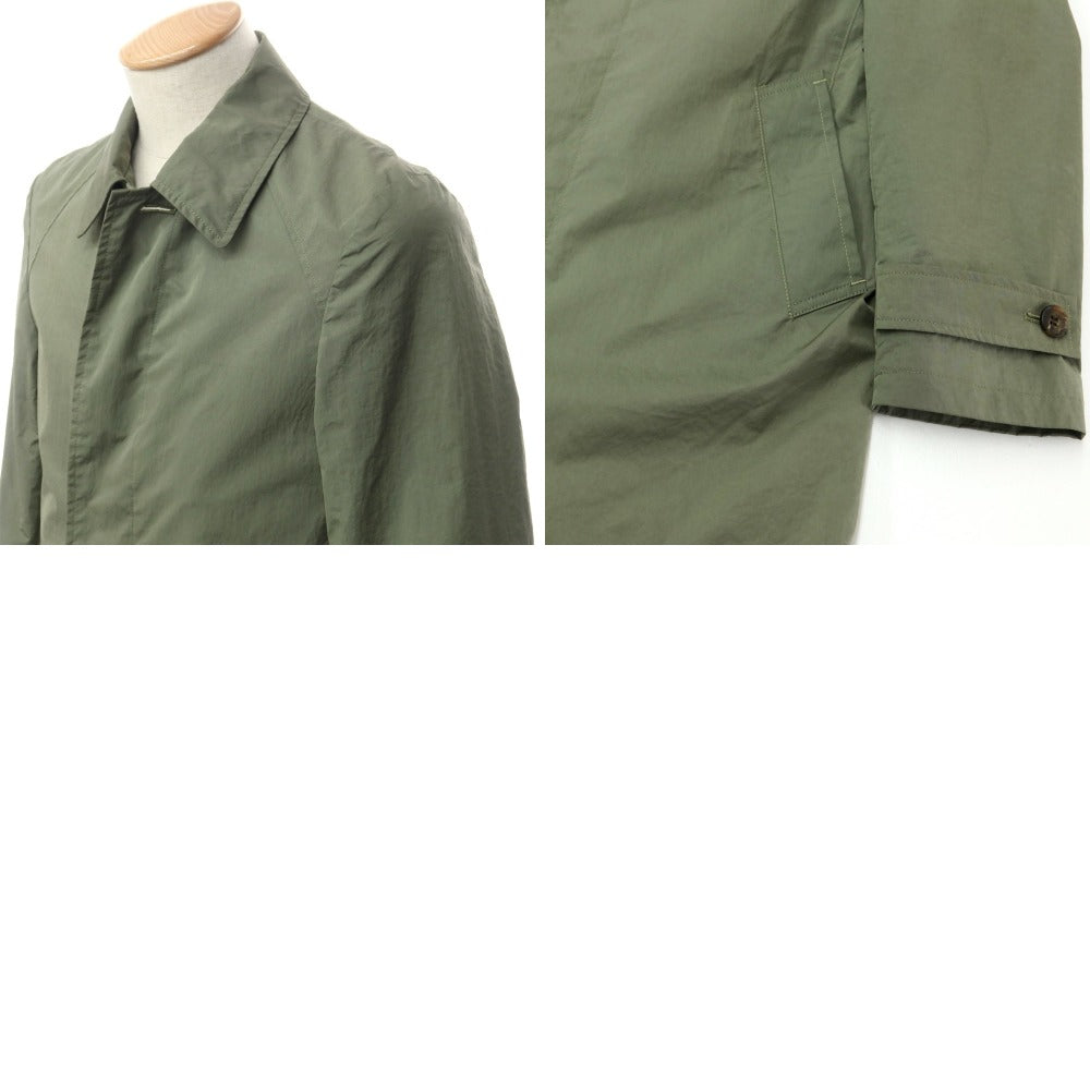 [Used] OLD ENGLAND nylon polyester stand collar coat, olive [36] [Condition rank C] [Men&