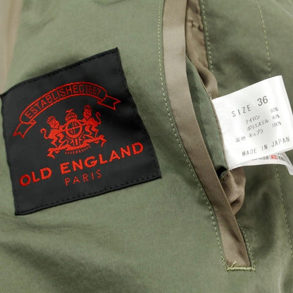 【中古】オールドイングランド OLD ENGLAND ナイロンポリエステル ステンカラーコート オリーブ【 36 】【 状態ランクC 】【 メンズ 】
[APD]